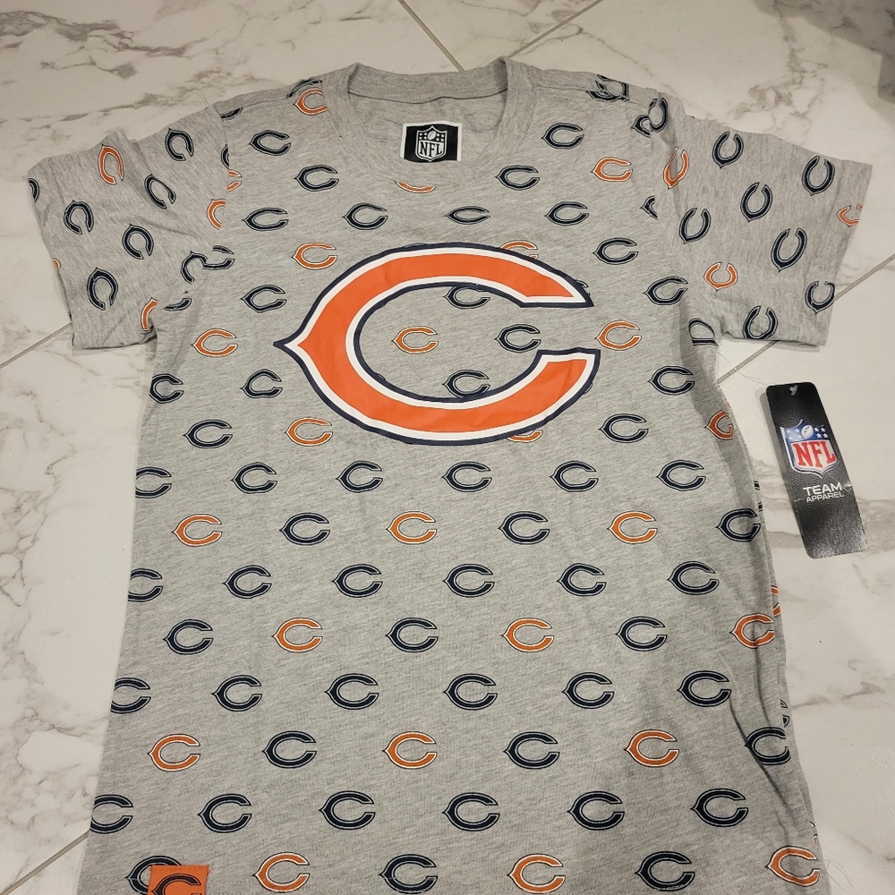 Boys Chicago Bears Tshirt size 10-12 BRAND NEW WITH TAGS